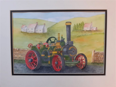 Terry, steam traction engine, watercolour.jpg
